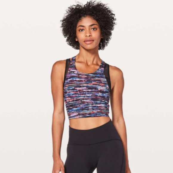 Lululemon Break Free Tank Nulux Hinshu Alpine 2 - Picture 4 of 15